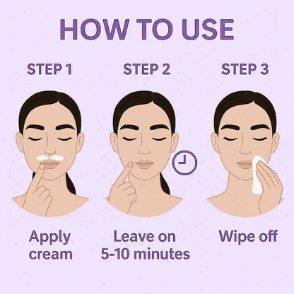 Bare Temptation Facial Hair Removal Cream